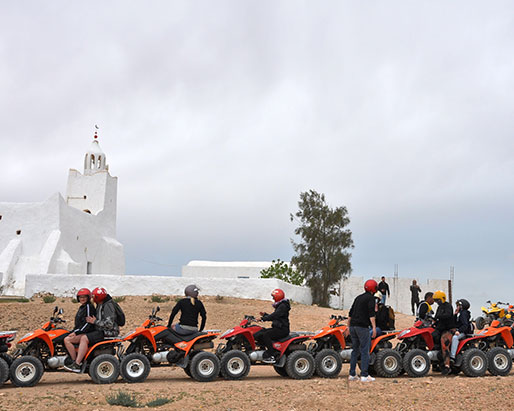 Balade en Quad: demi Journée avec plusieurs visites Djerba Activities Dreams
