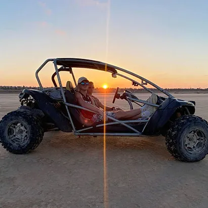 Balade en buggy sur la plage